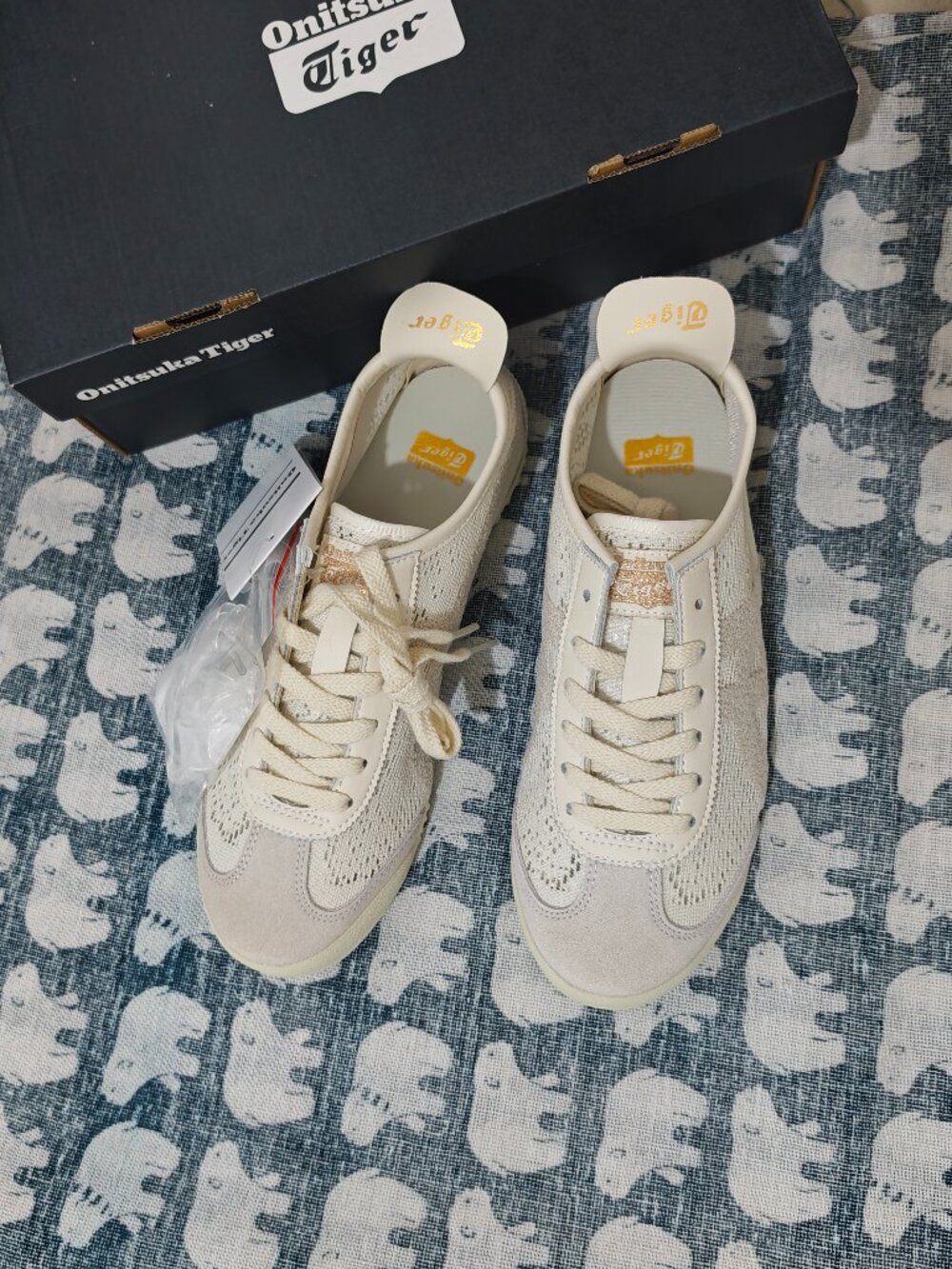 Onitsuka Tiger Mexico 66 Cream Mesh Sneakers